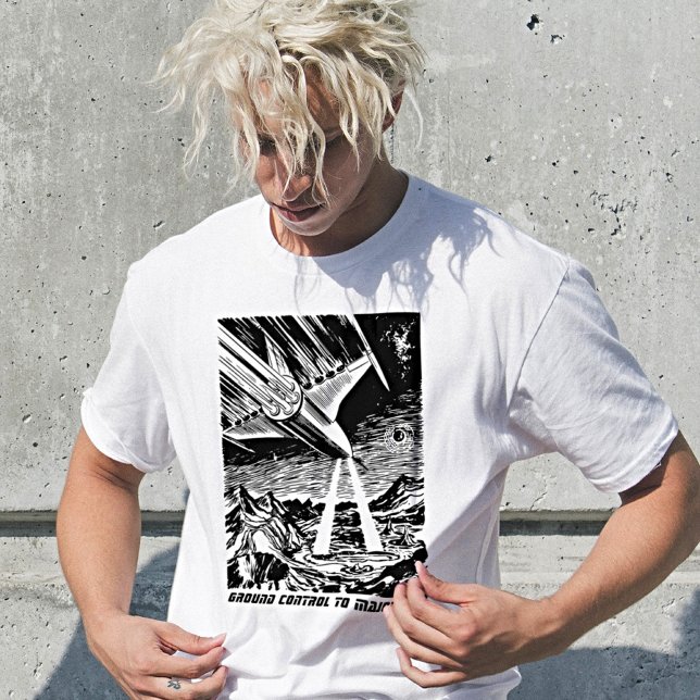 Camiseta Comédia Retroativa de Odisseia Espacial (Criador carregado)