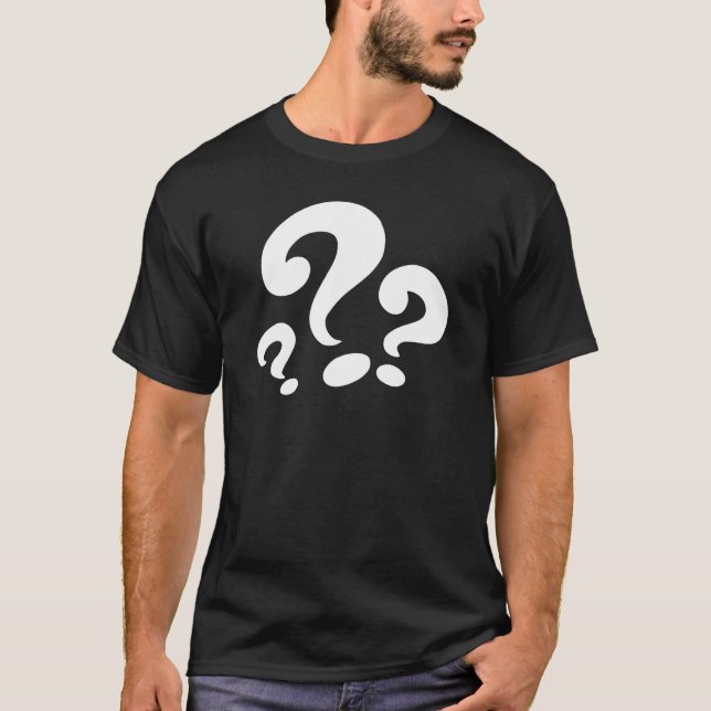 Camiseta Comedian   QUESTION MARK (Frente)