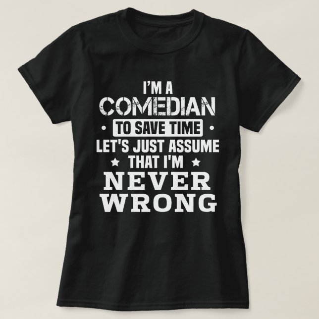 Camiseta Comediante (Frente do Design)
