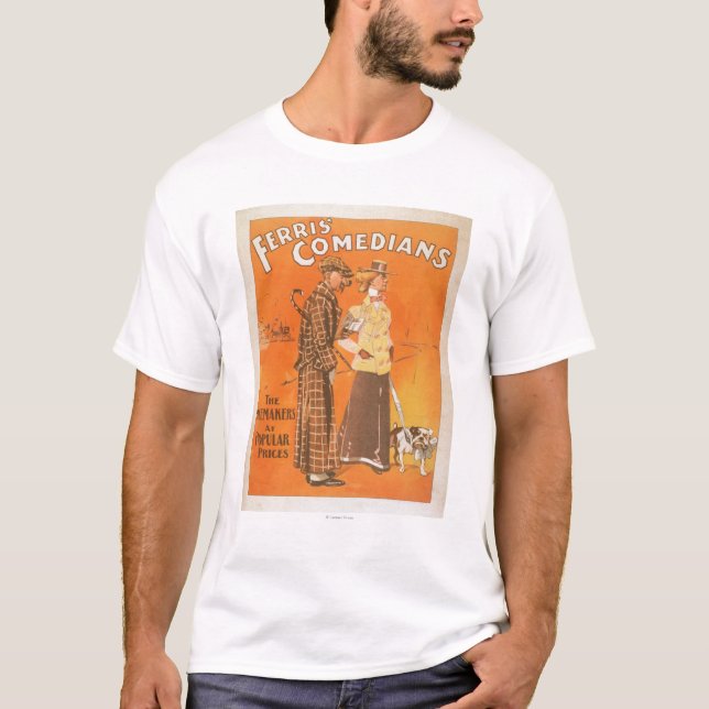 Camiseta Comediantes "pacemaker de Ferris a preços (Frente)