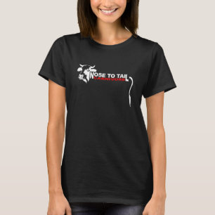 Camiseta Comedor de carne de carnívoro à base de osso