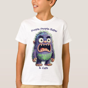 CAMISETA COMEDOR DE PESSOAS ROXAS & GATOS