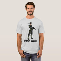 Comedor do bife - t-shirt com Hank contínuo