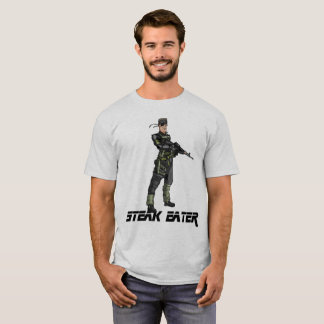 Camiseta Comedor do bife - t-shirt com Hank contínuo