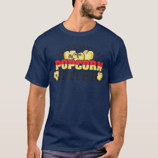 Camiseta Comedor Profissional de Pipoca Eu Amo Lanches Movi