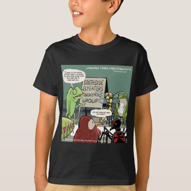 Camiseta Comedores de Formigas Anônimos 12 Passos Divertido (Frente)