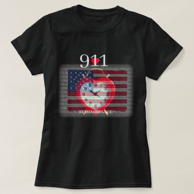 CAMISETA COMEMORAÇÃO 911 (Frente do Design)