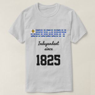 Camiseta Comemoração da Independência do Uruguai Flag