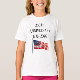 Camiseta Comemoração de 250 anos EUA Presente Patriótico