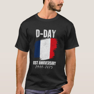 Camiseta Comemoração do 81º Aniversário do Dia D 1944-2025