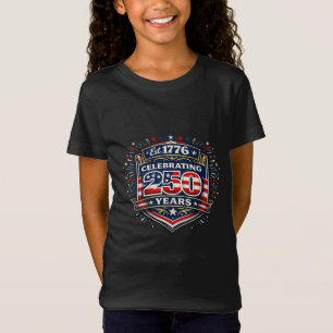 Camiseta Comemorando 250 Anos de Liberdade Americana