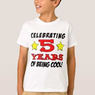 Camiseta Comemorando 5 anos de ser legal