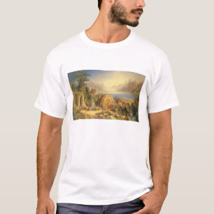 Camiseta Comemorando a colheita da uva, lago Orta, norte