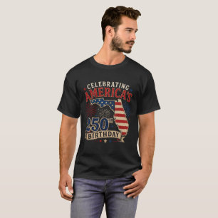 Camiseta Comemorando o 250º Aniversário da Flórida Tema Amé