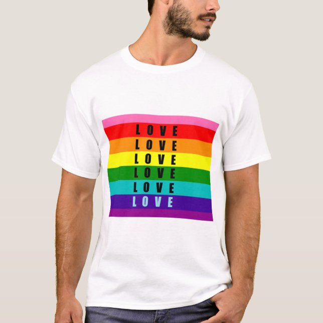 Camiseta Comemorar amor, orgulho e autenticidade (Frente)