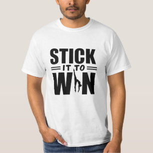 Camiseta Comemorar esportes com arte exclusiva de lacrosse