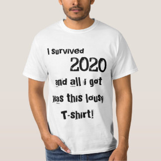 Camiseta comemorativa de 2020