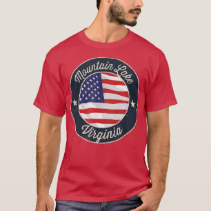 Camiseta comemorativa patriótica de Mountain Lake