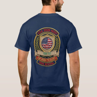 Camiseta Comemorativa Personalizada EUA 2026 - 199