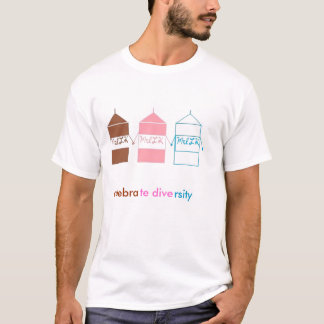 Camiseta Comemore a diversidade