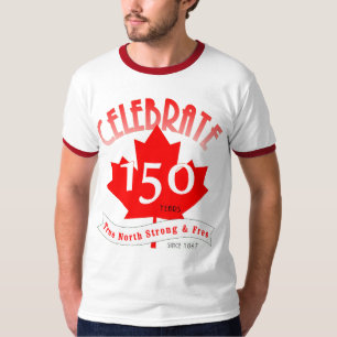 Camiseta Comemore Canadá 150 anos
