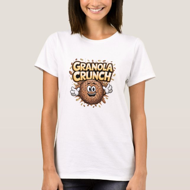 Camiseta Comemore comendo saudavelmente com Designs de Gran (Frente)