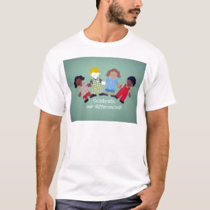 Camiseta Comemore nossas diferenças!