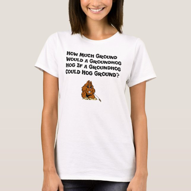 Camiseta Comemore o dia de Groundhog (Frente)