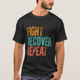 Camiseta Comendo a recuperação de desordens Combatendo o gu
