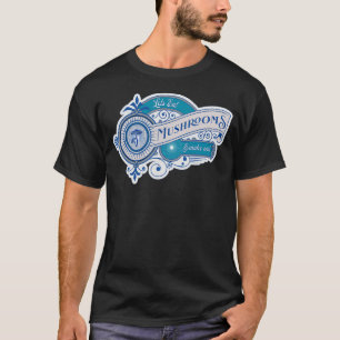Camiseta Comendo Cogumelos E Fazer