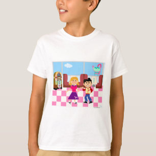 Camiseta Comensal do salto da peúga de Retroville