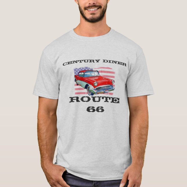 Camiseta COMENSAL do SÉCULO, rota 66 (Frente)