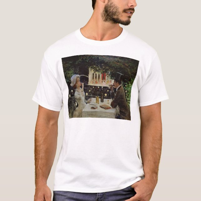 Camiseta Comensal em Les Ambassadeurs, c.1882 (Frente)
