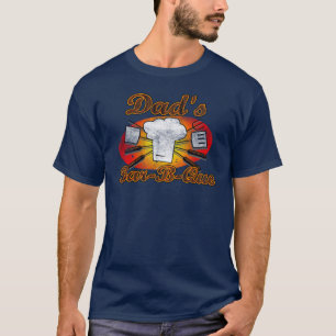 Camiseta Comensal retro, o Bar-b-Que do pai