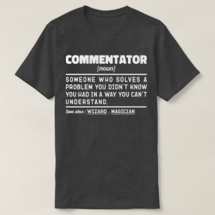 Camiseta Comentário Noun Funny Sport Fan Sarcastic Cote