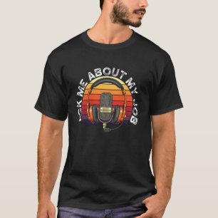 Camiseta Comentarista de Esportes Locutor de Esportes