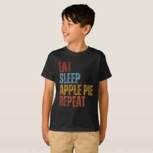 CAMISETA COMER A REPETIÇÃO DO PIE DA MAÇÃ DE SONO