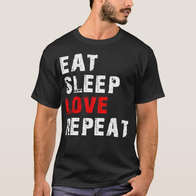 Camiseta comer amor do sono (Frente)