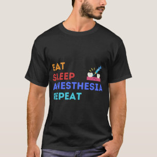 Camiseta COMER ANESTESIA DE SONO REPETIDO - ANESTESIA T-Shi