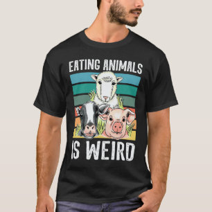 Camiseta Comer animais é estranho u2013 Vegan veganismo veg