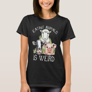 Camiseta Comer animais é estranho u2013 Vegan veganismo veg