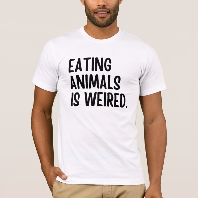 Camiseta Comer Animais Está Com Vegan (Frente)