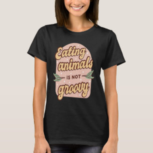Camiseta Comer Animais Não É Vegetaria De Vegan