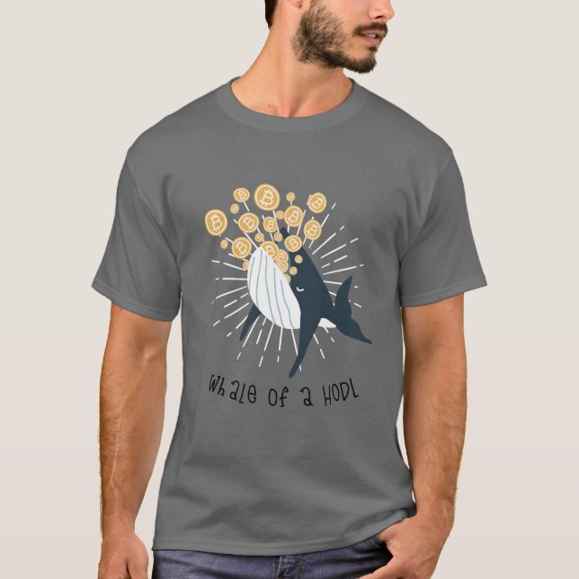 Camiseta Comer baleia Bitmoney HDL (Frente)