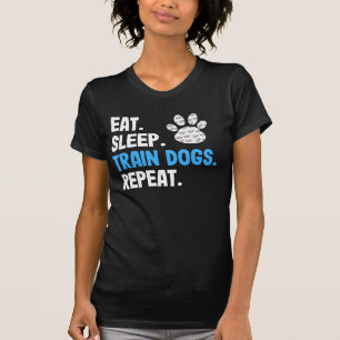 Camiseta Comer Cães do Comboio do Sono Repetir
