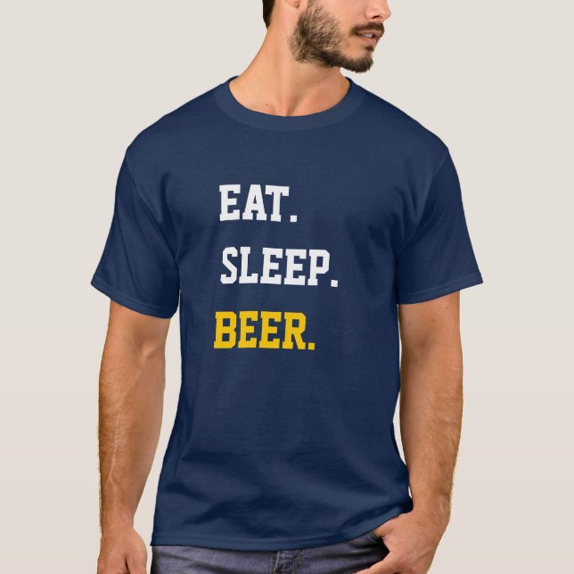 Camiseta Comer Cerveja do Sono (Frente)