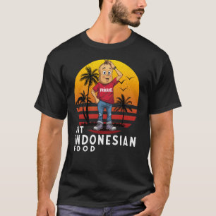 Camiseta Comer Comida Indonésia