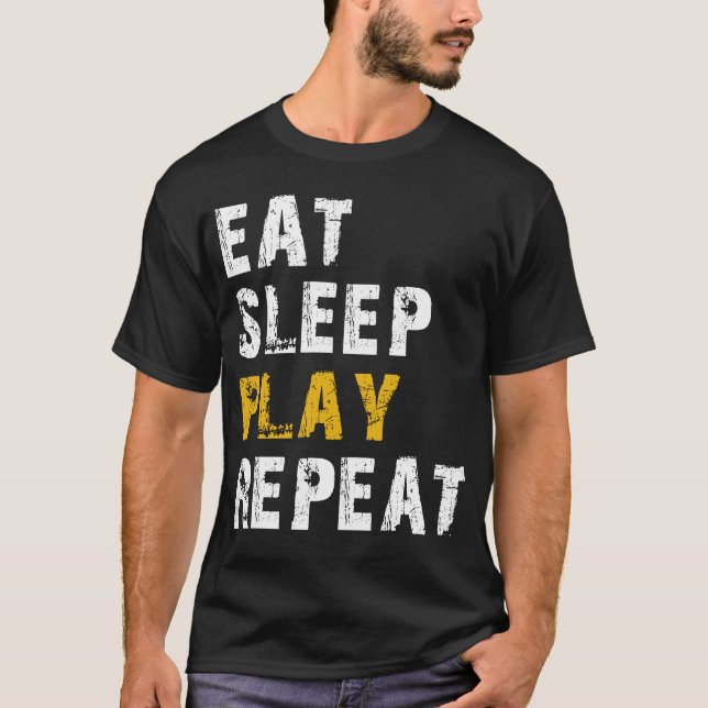 Camiseta comer como dormir (Frente)