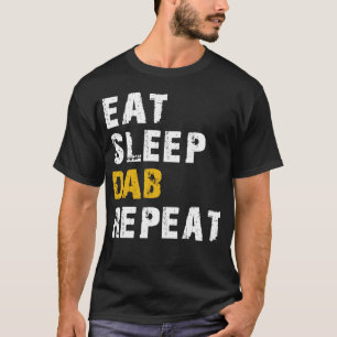 Camiseta comer deitar fora repetir