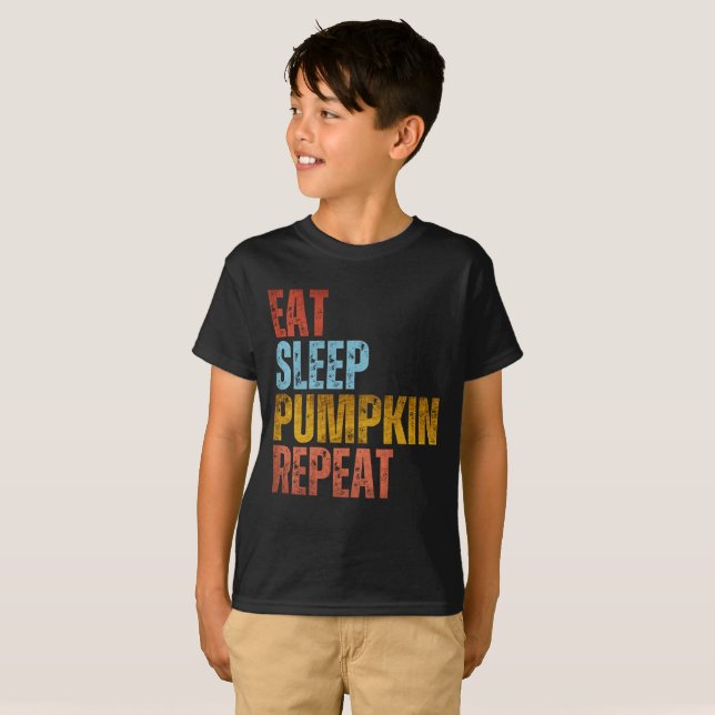 CAMISETA COMER DORMIR ABÓBORA REPETIR (Frente Completa)